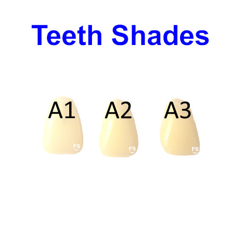 Teeth Shades (A1, A2, A3)