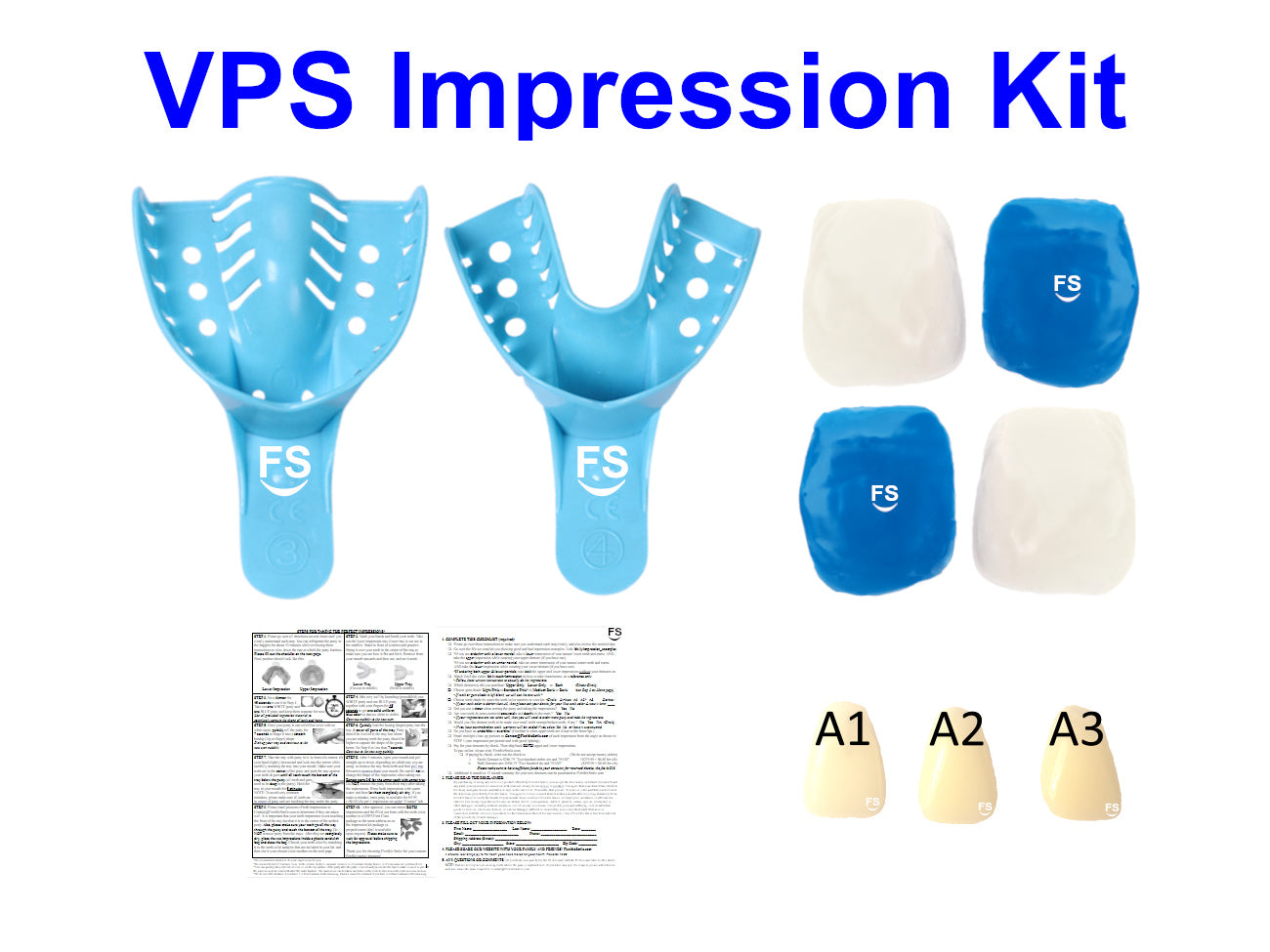 House Brand Dentistry 210101800F VPS Dental Impression Putty Fast Set – MVP  Dental Supply